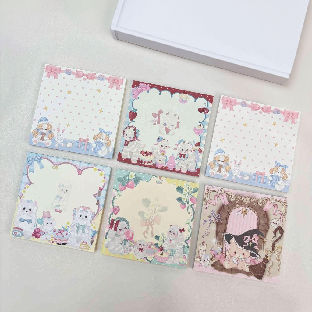 Adorable Animal Notes pad - Cute Memo Pads for Journals, Office & Gifts a7(50 Sheets)