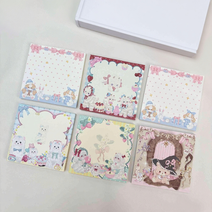 Adorable Animal Notes pad - Cute Memo Pads for Journals, Office & Gifts a7(50 Sheets)